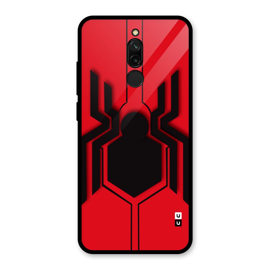 Center Spider Glass Back Case for Redmi 8