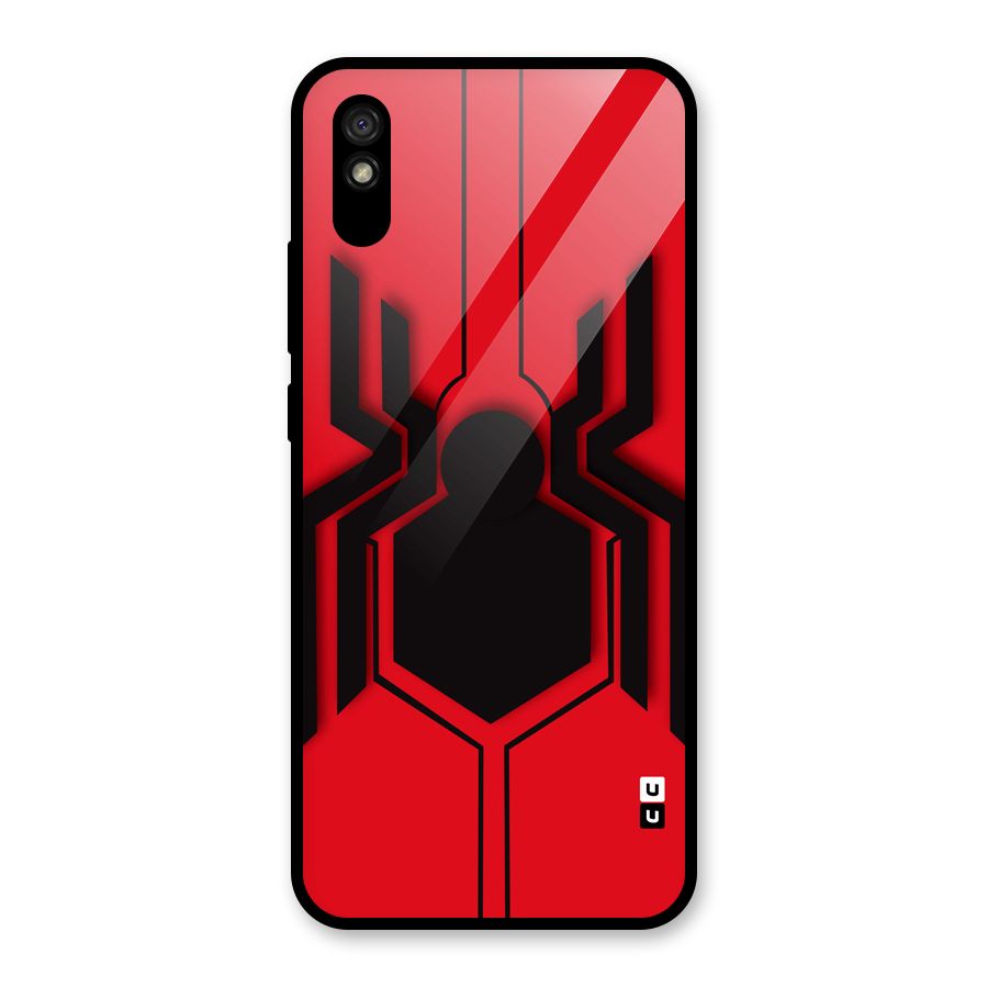 Center Spider Glass Back Case for Redmi 9i