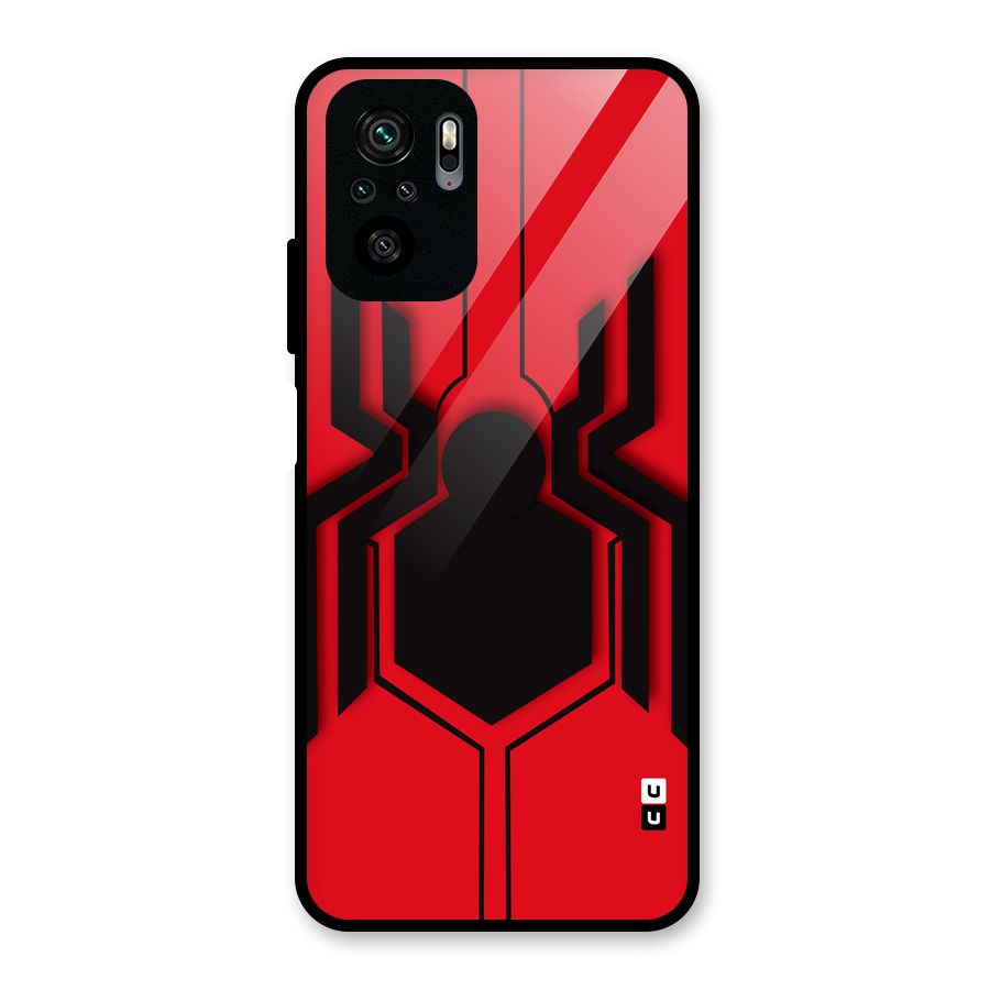 Center Spider Glass Back Case for Redmi Note 10S