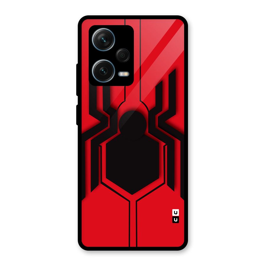 Center Spider Glass Back Case for Redmi Note 12 Pro Plus 5G