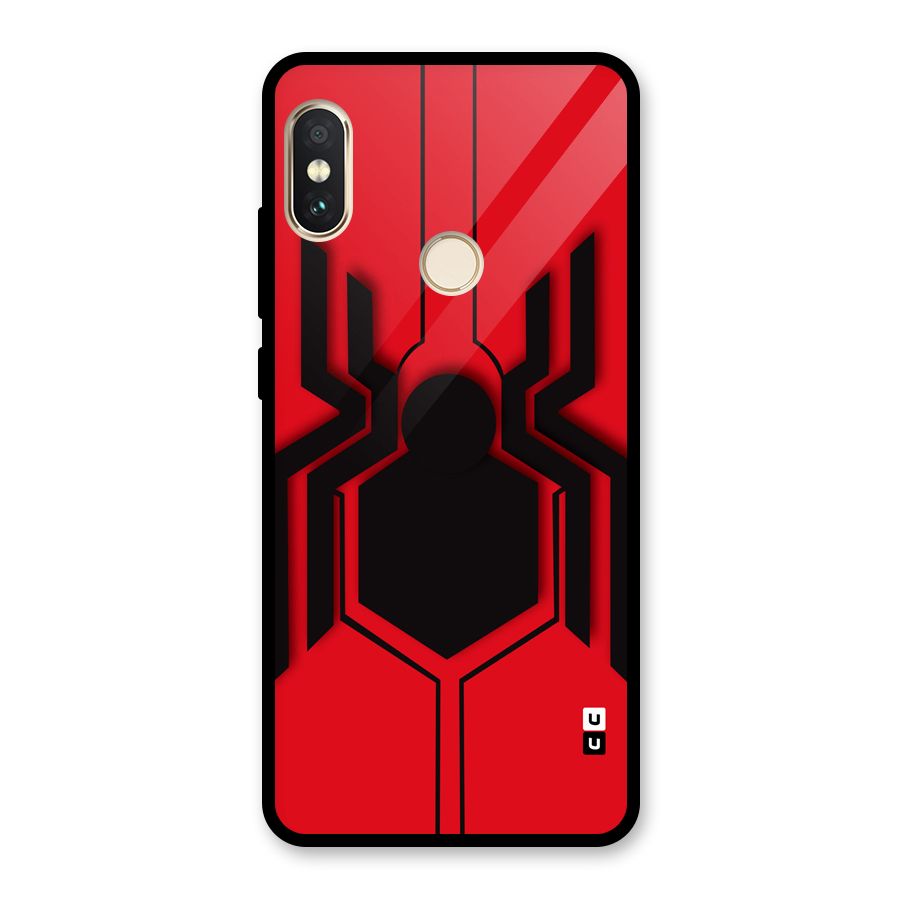 Center Spider Glass Back Case for Redmi Note 5 Pro