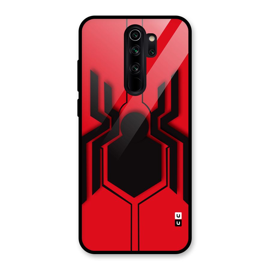Center Spider Glass Back Case for Redmi Note 8 Pro