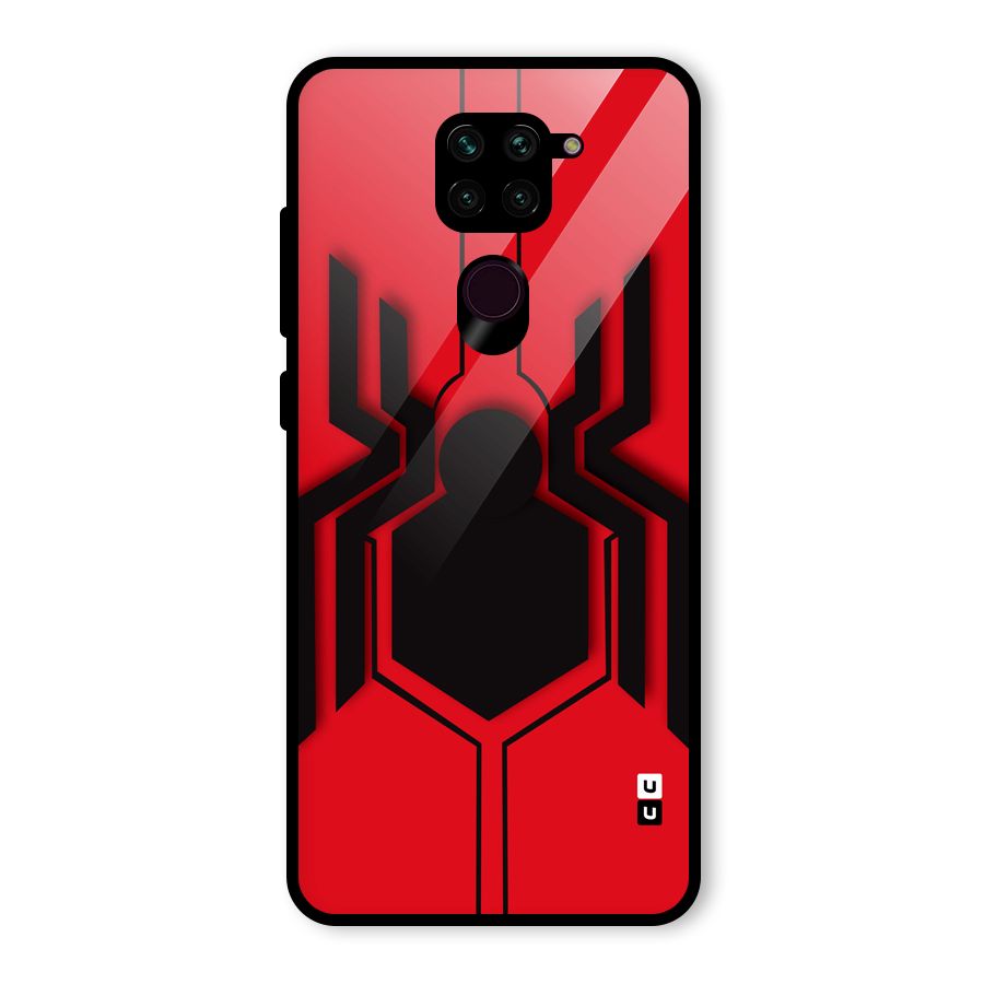 Center Spider Glass Back Case for Redmi Note 9