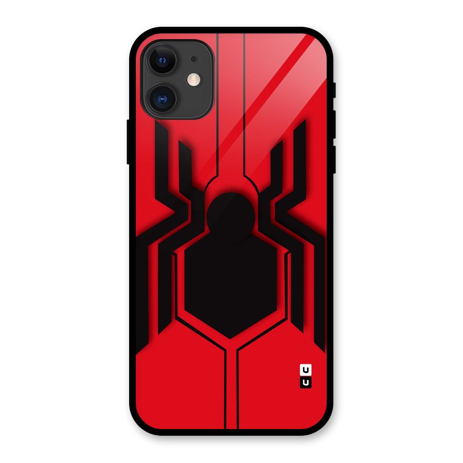 Center Spider Glass Back Case for iPhone 11