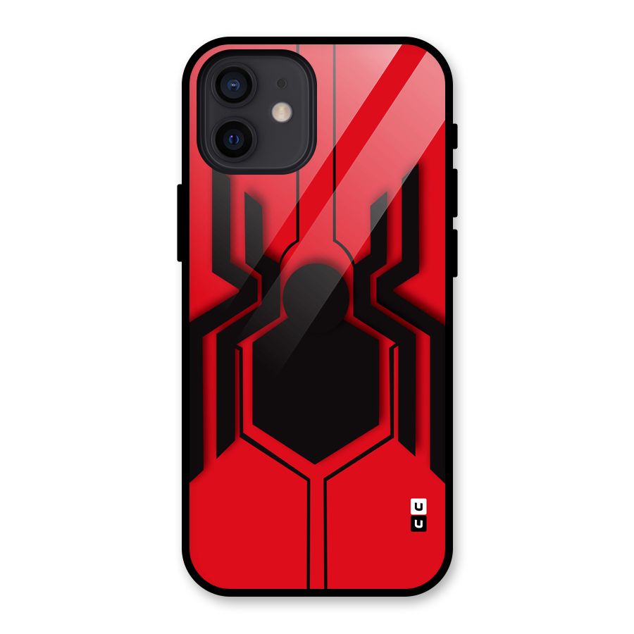 Center Spider Glass Back Case for iPhone 12