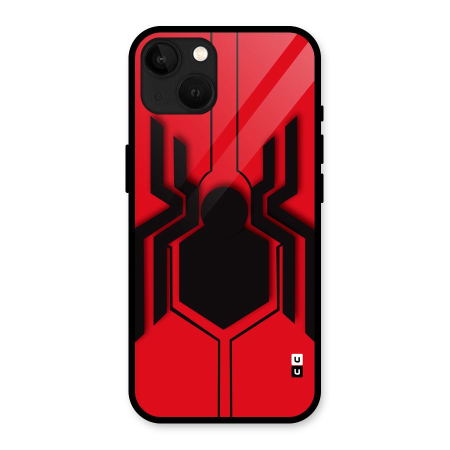 Center Spider Glass Back Case for iPhone 13