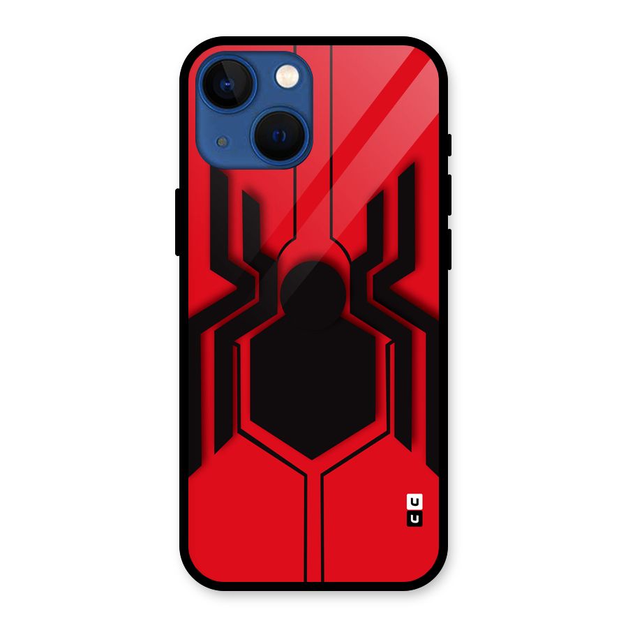 Center Spider Glass Back Case for iPhone 13 Mini