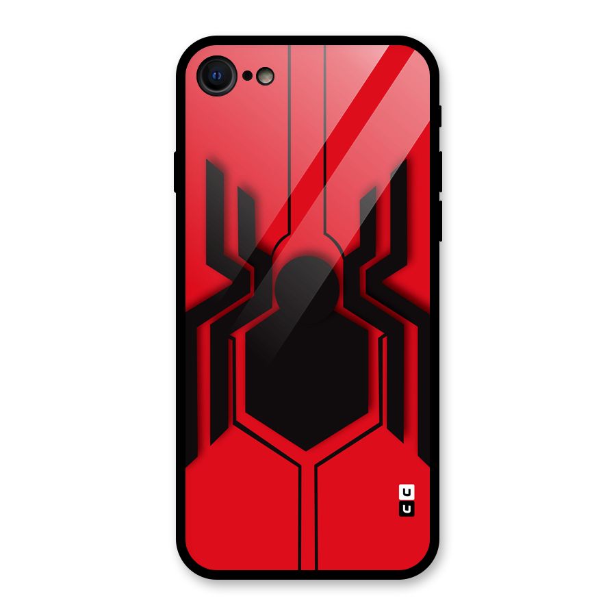 Center Spider Glass Back Case for iPhone 7