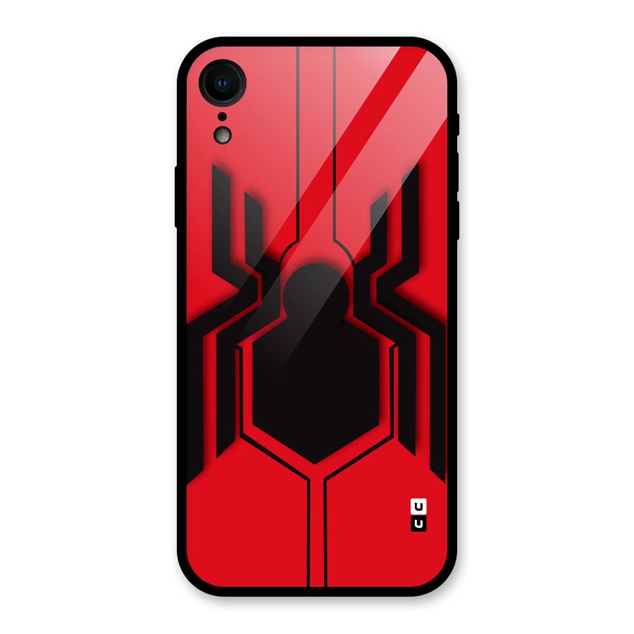 Center Spider Glass Back Case for iPhone XR