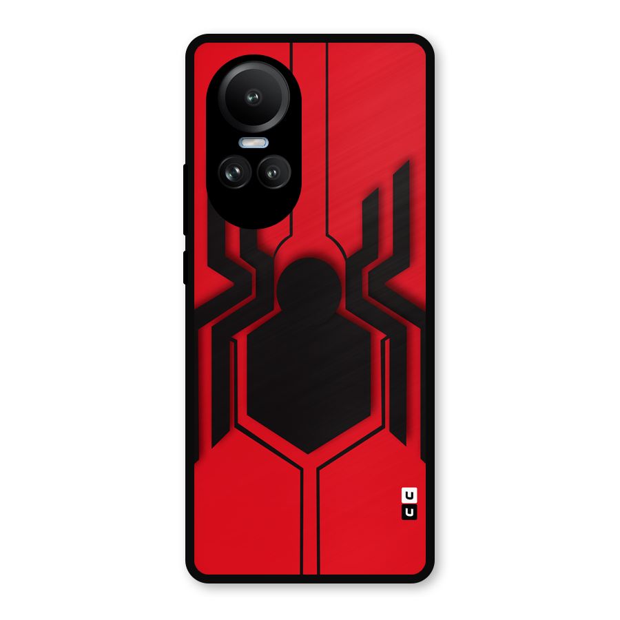 Center Spider Metal Back Case for Oppo Reno10 Pro