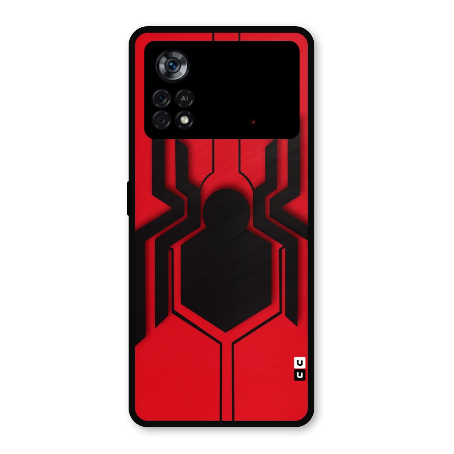 Center Spider Metal Back Case for Poco X4 Pro 5G