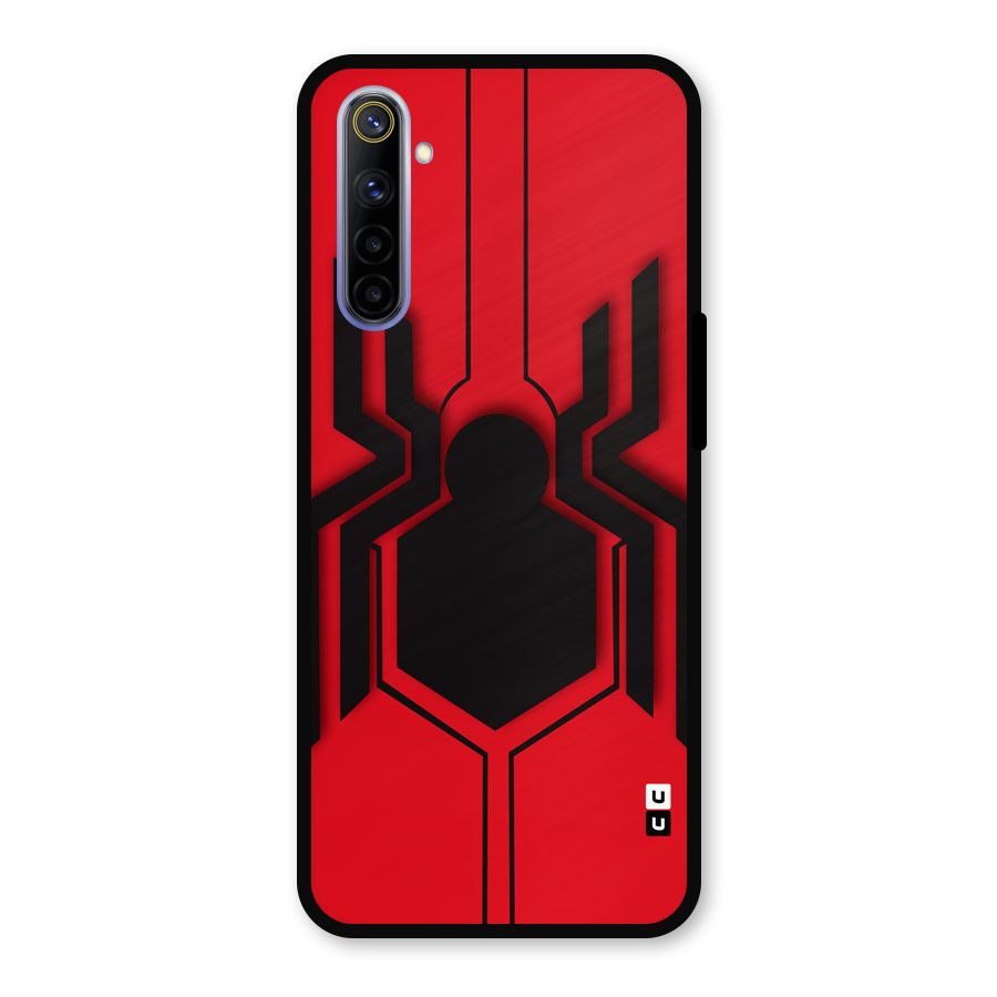 Center Spider Metal Back Case for Realme 6i