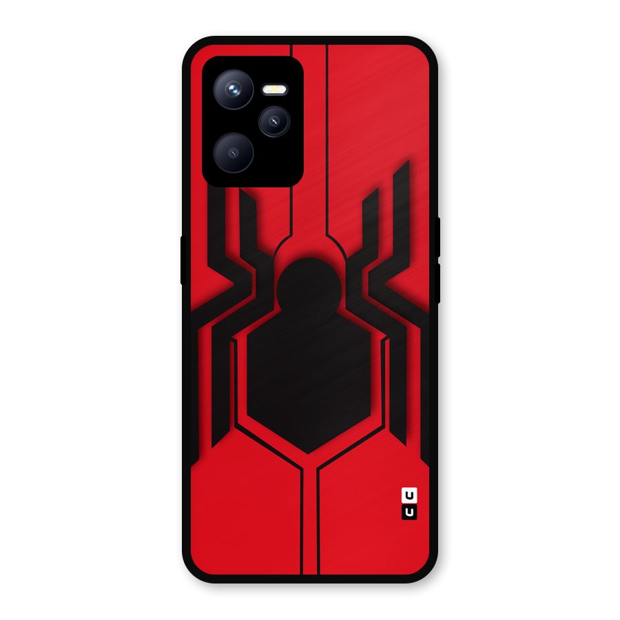 Center Spider Metal Back Case for Realme C35