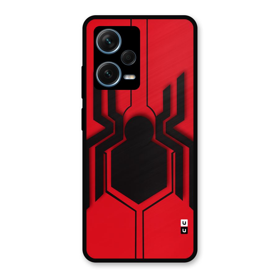 Center Spider Metal Back Case for Redmi Note 12 Pro Plus 5G