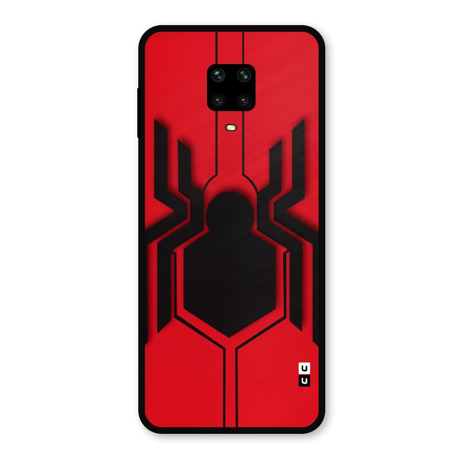 Center Spider Metal Back Case for Redmi Note 9 Pro Max