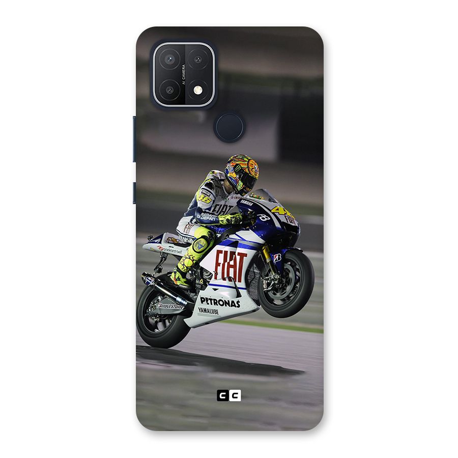Champion Biker Back Case for Oppo A15s
