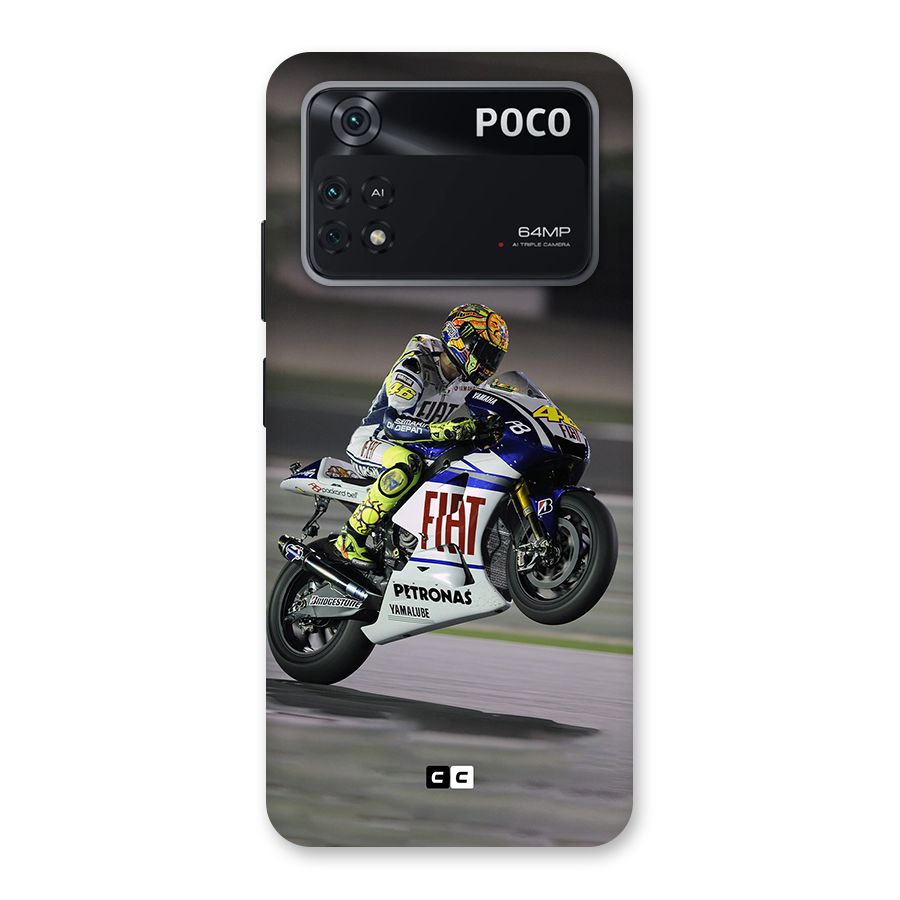 Champion Biker Back Case for Poco M4 Pro 4G
