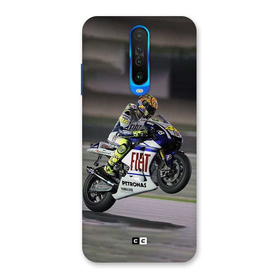 Champion Biker Back Case for Poco X2