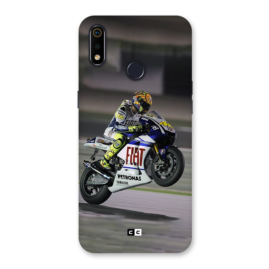 Champion Biker Back Case for Realme 3i