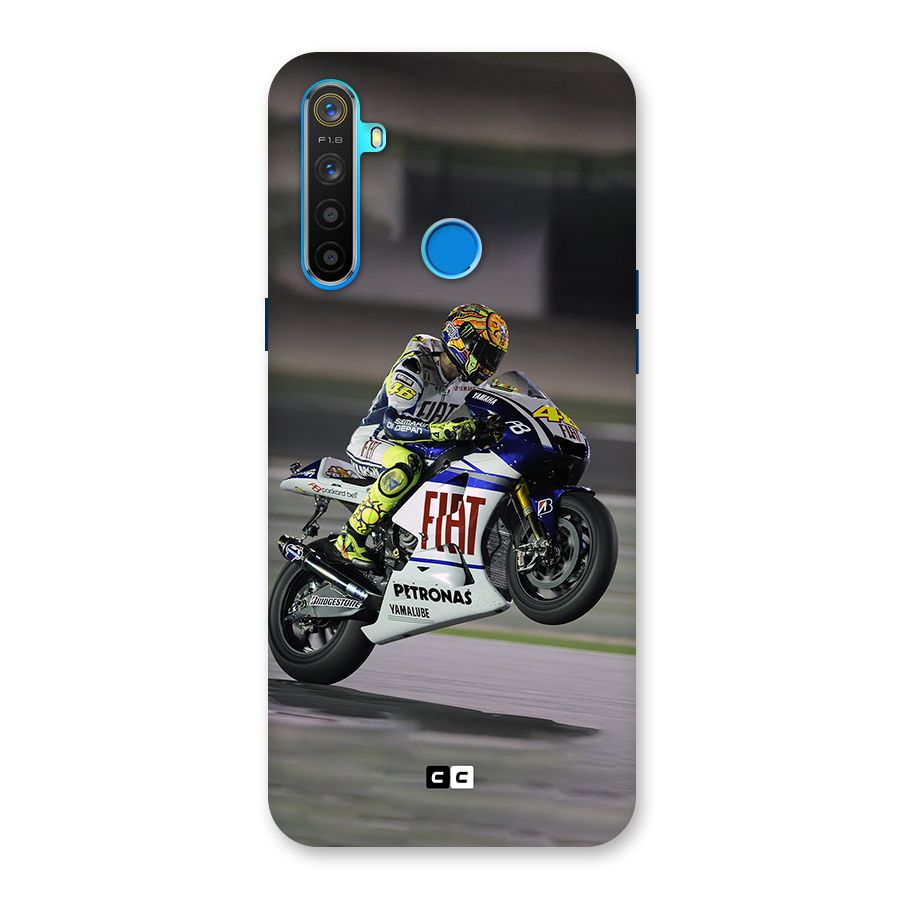 Champion Biker Back Case for Realme 5