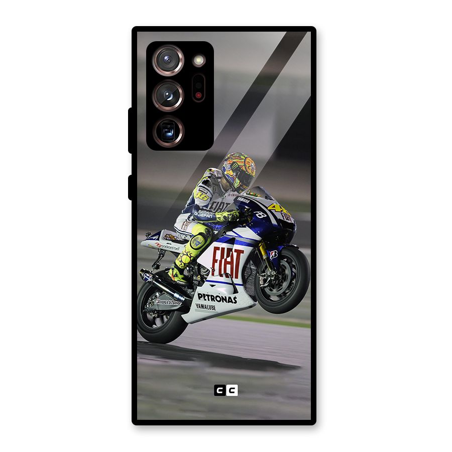 Champion Biker Glass Back Case for Galaxy Note 20 Ultra 5G