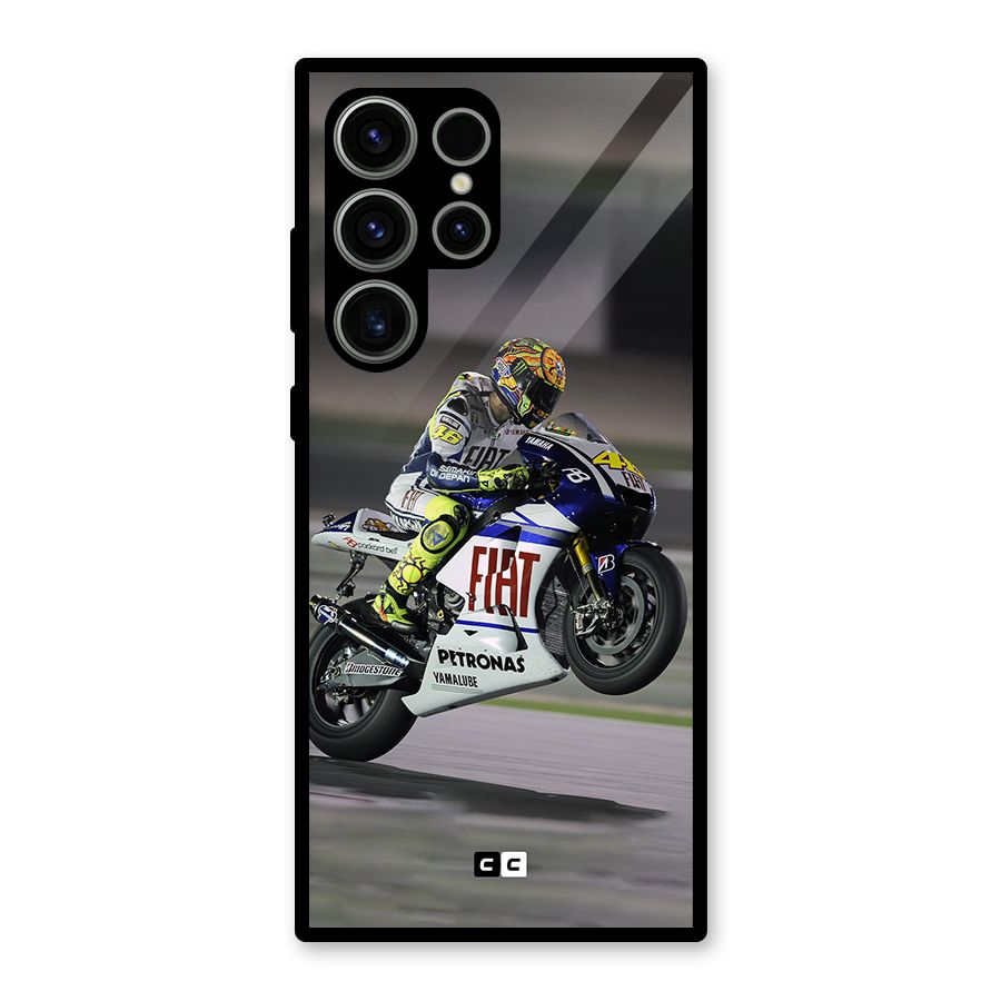 Champion Biker Glass Back Case for Galaxy S23 Ultra