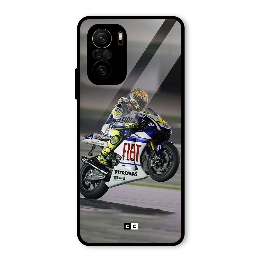 Champion Biker Glass Back Case for Mi 11X Pro