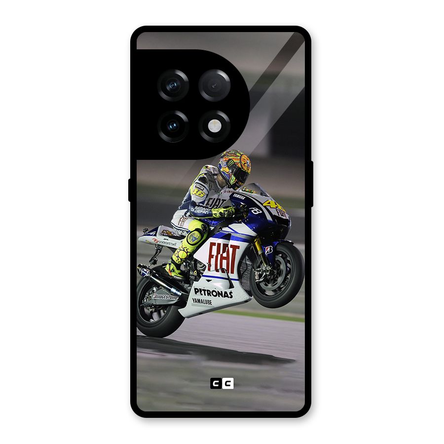 Champion Biker Glass Back Case for OnePlus 11R