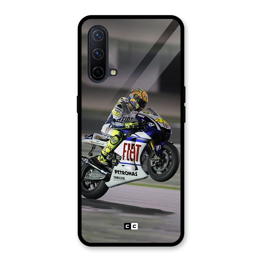 Champion Biker Glass Back Case for OnePlus Nord CE 5G