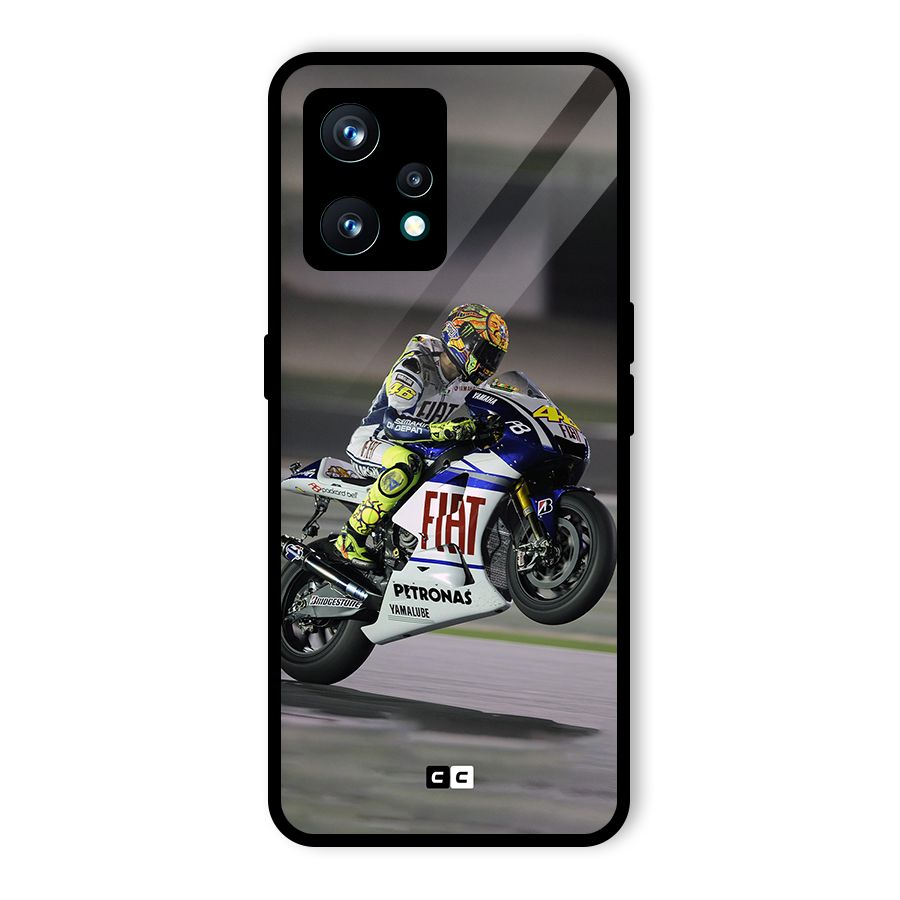 Champion Biker Glass Back Case for Realme 9 Pro Plus 5G