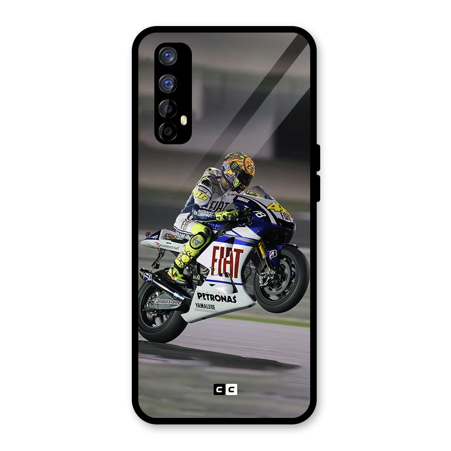 Champion Biker Glass Back Case for Realme Narzo 20 Pro