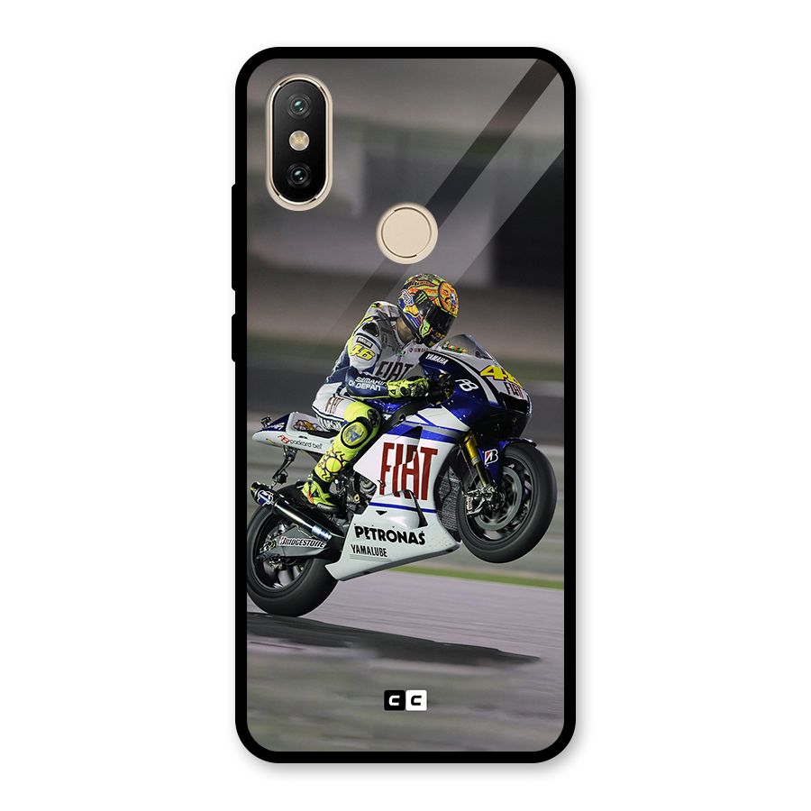 Champion Biker Glass Back Case for Redmi A2