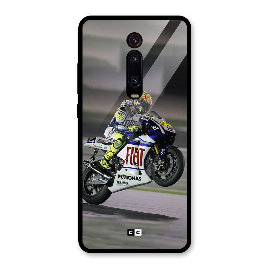 Champion Biker Glass Back Case for Redmi K20 Pro