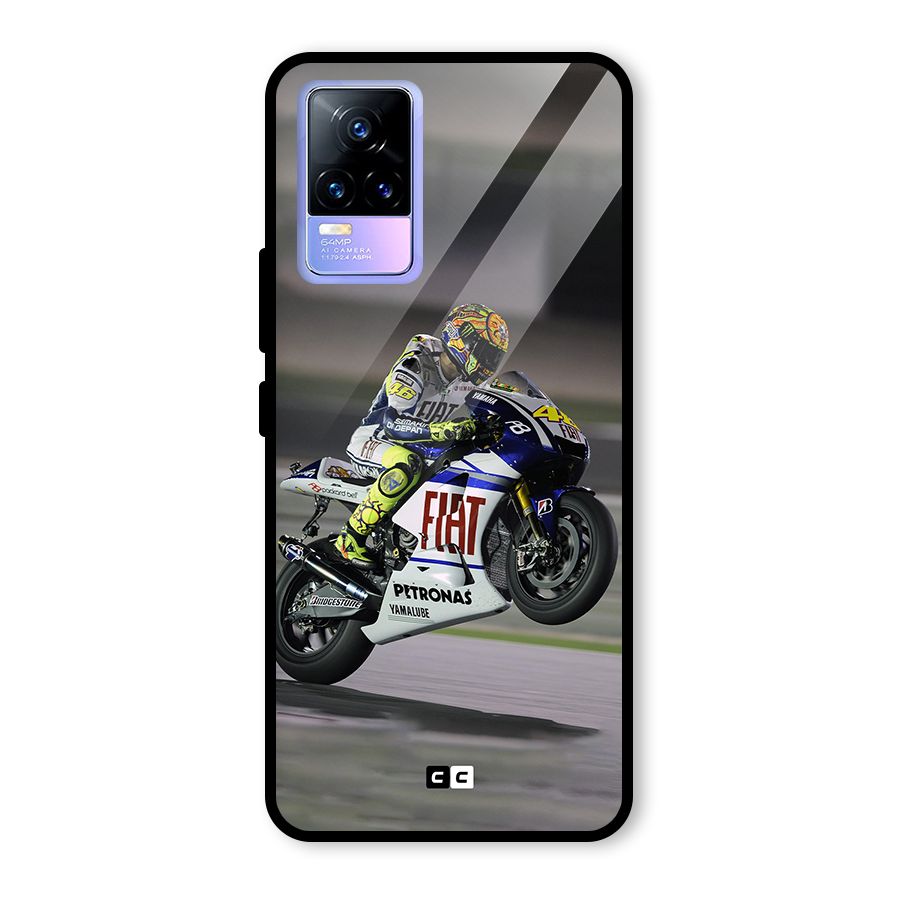 Champion Biker Glass Back Case for Vivo Y73