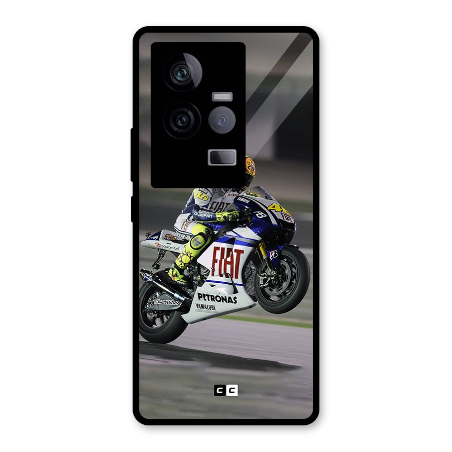 Champion Biker Glass Back Case for Vivo iQOO 11 5G