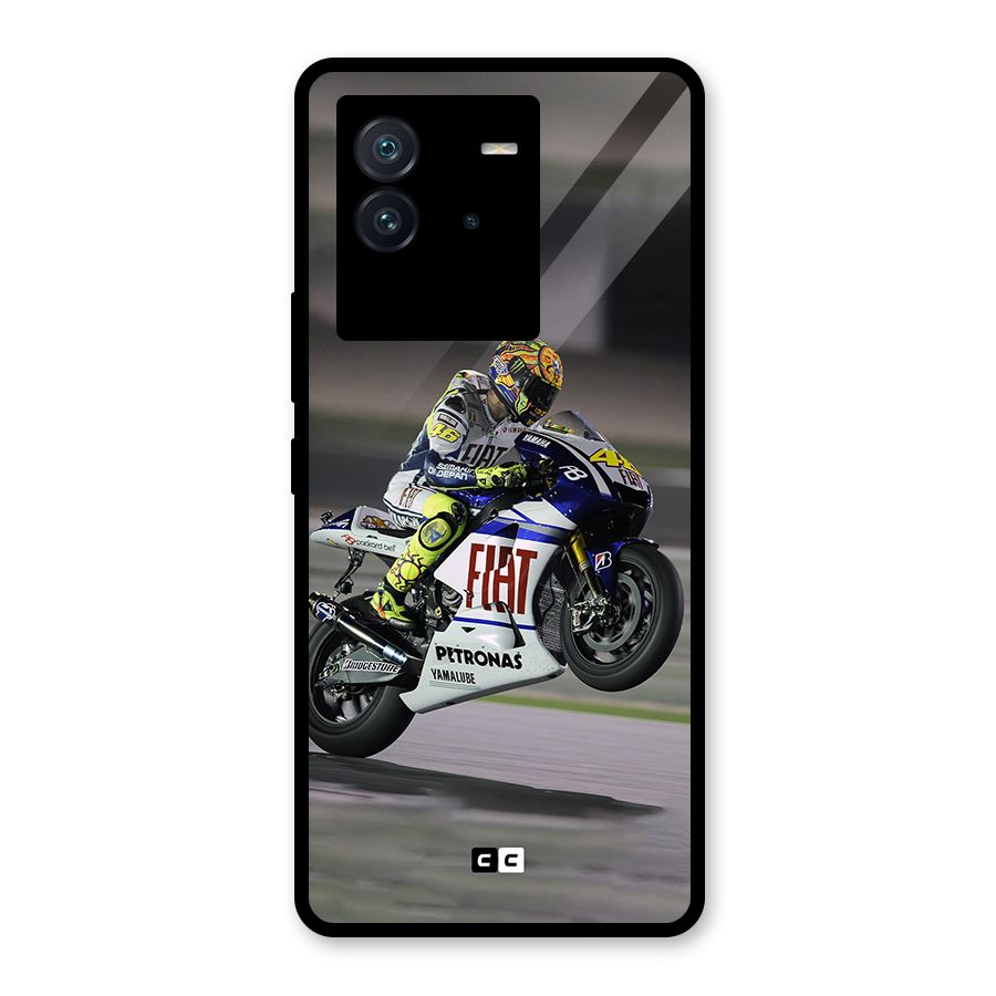 Champion Biker Glass Back Case for Vivo iQOO Neo 6 5G
