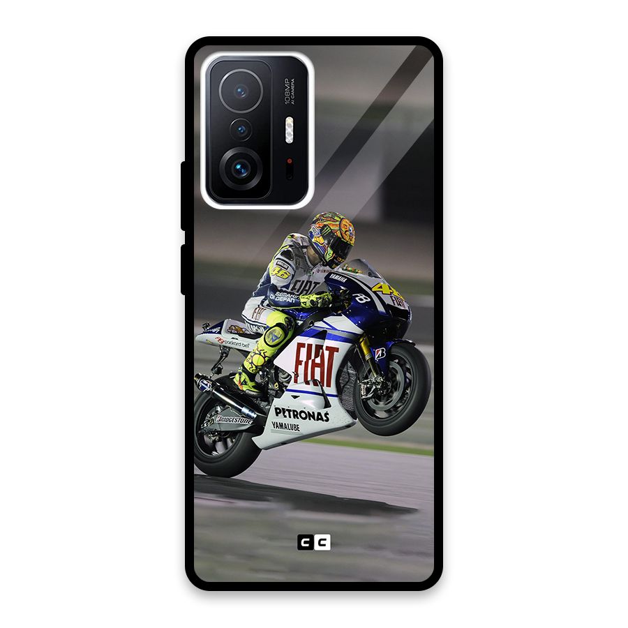 Champion Biker Glass Back Case for Xiaomi 11T Pro