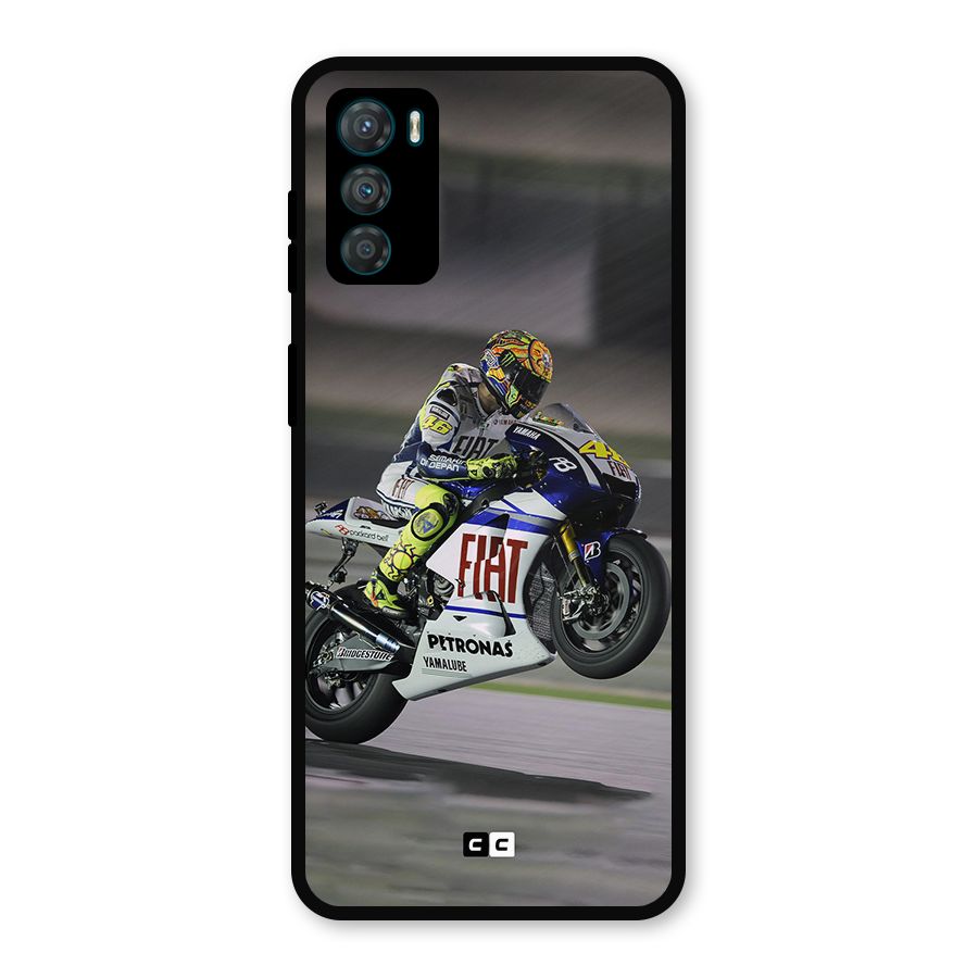 Champion Biker Metal Back Case for Moto G42