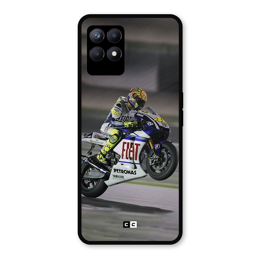 Champion Biker Metal Back Case for Realme Narzo 50