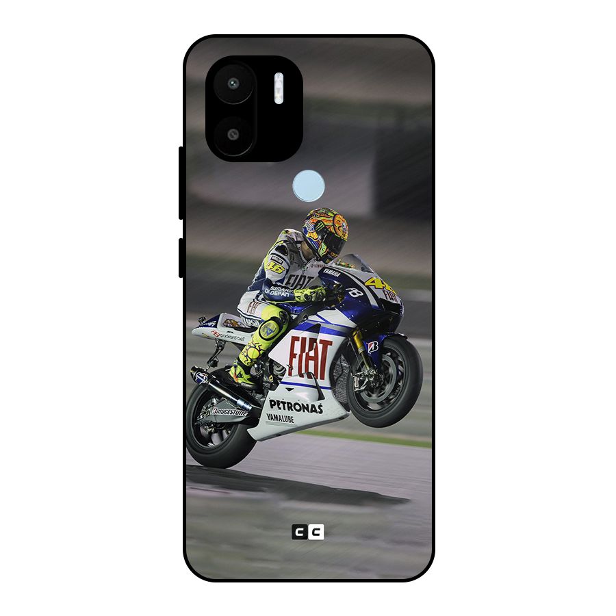 Champion Biker Metal Back Case for Redmi A1+