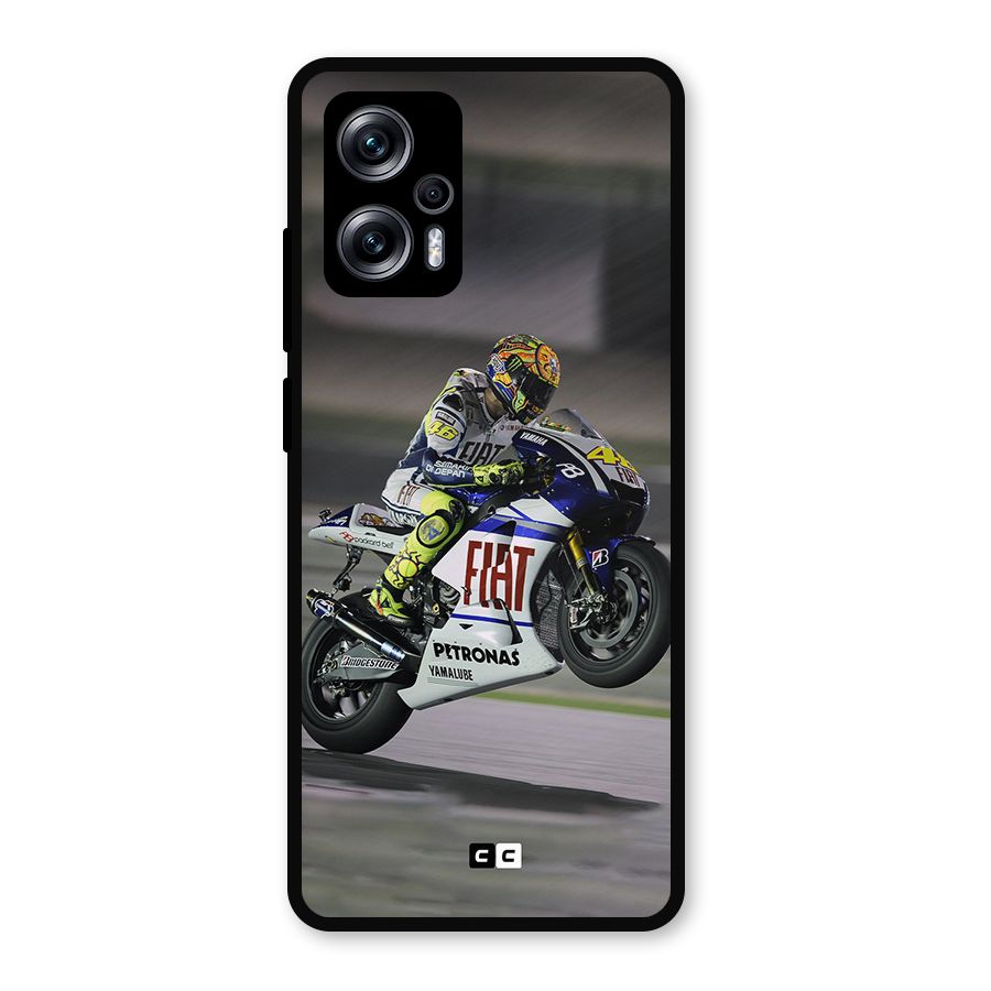 Champion Biker Metal Back Case for Redmi K50i
