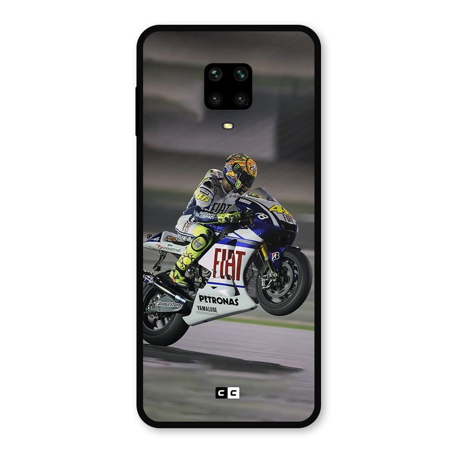 Champion Biker Metal Back Case for Redmi Note 9 Pro Max