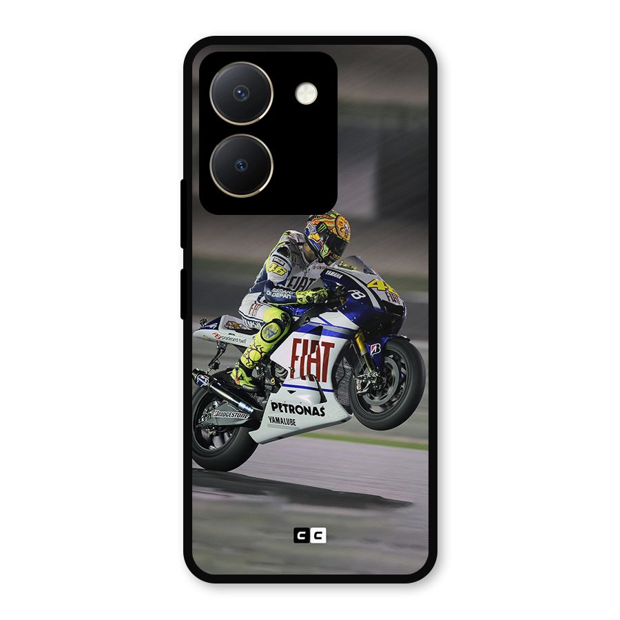 Champion Biker Metal Back Case for Vivo Y36