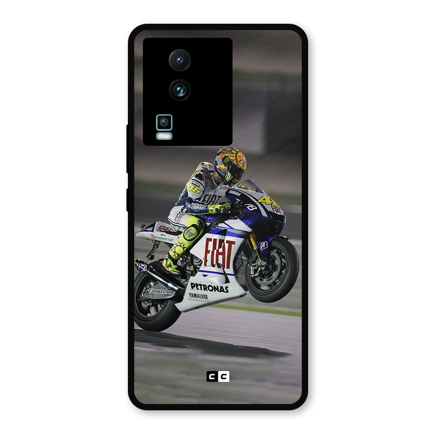 Champion Biker Metal Back Case for iQOO Neo 7