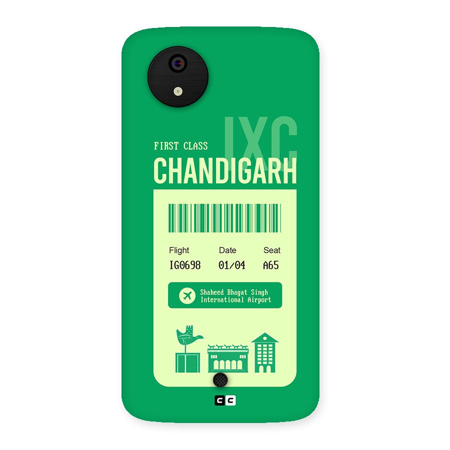 Chandigarh Boarding Pass Back Case for Canvas A1  AQ4501