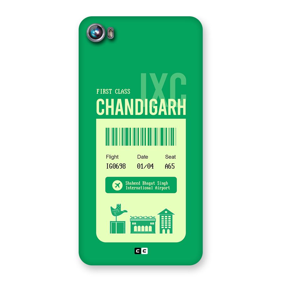 Chandigarh Boarding Pass Back Case for Canvas Fire 4 (A107)
