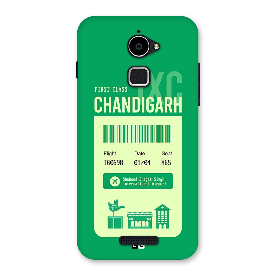 Chandigarh Boarding Pass Back Case for Coolpad Note 3 Lite