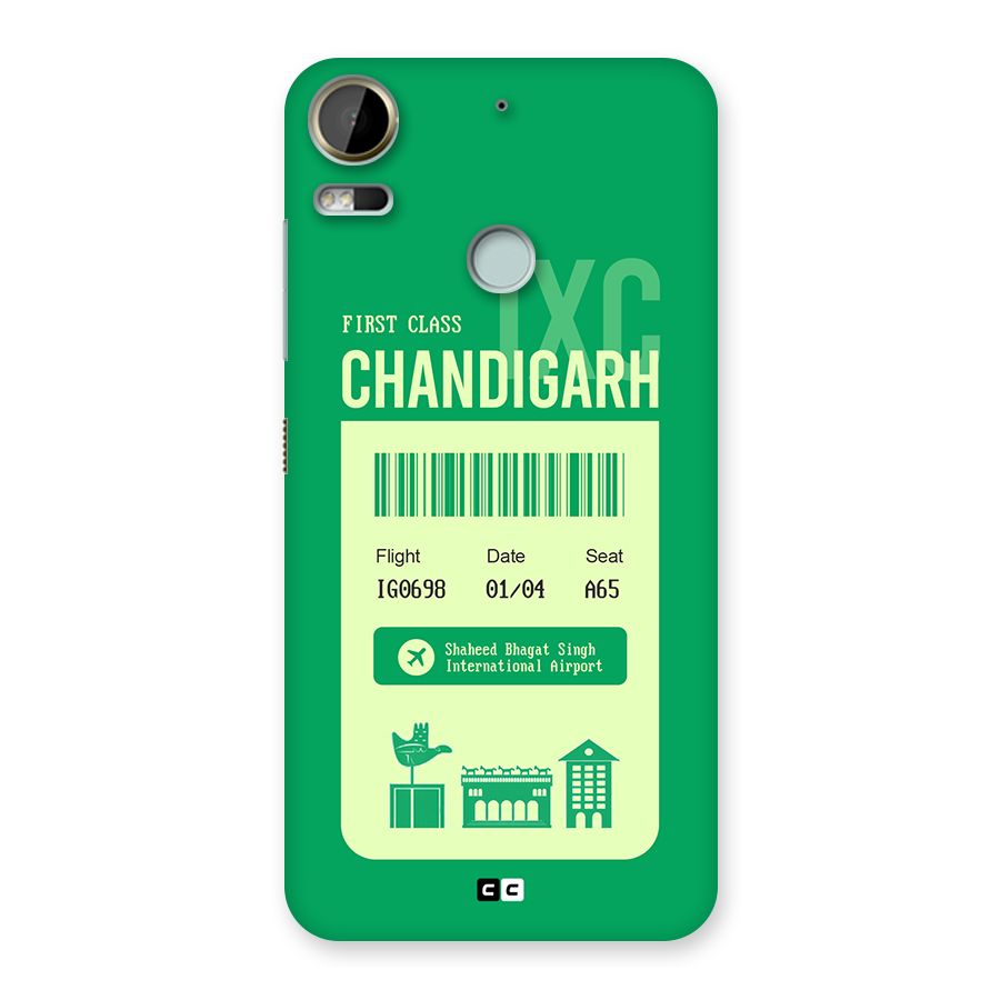 Chandigarh Boarding Pass Back Case for Desire 10 Pro
