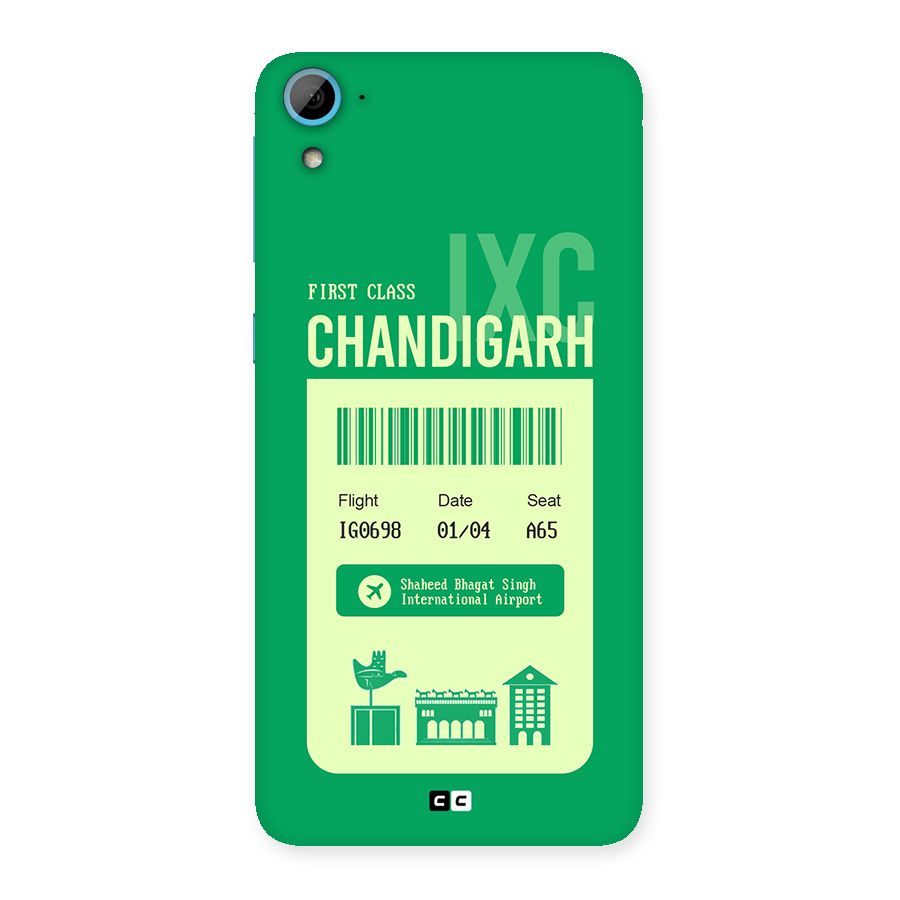 Chandigarh Boarding Pass Back Case for Desire 826