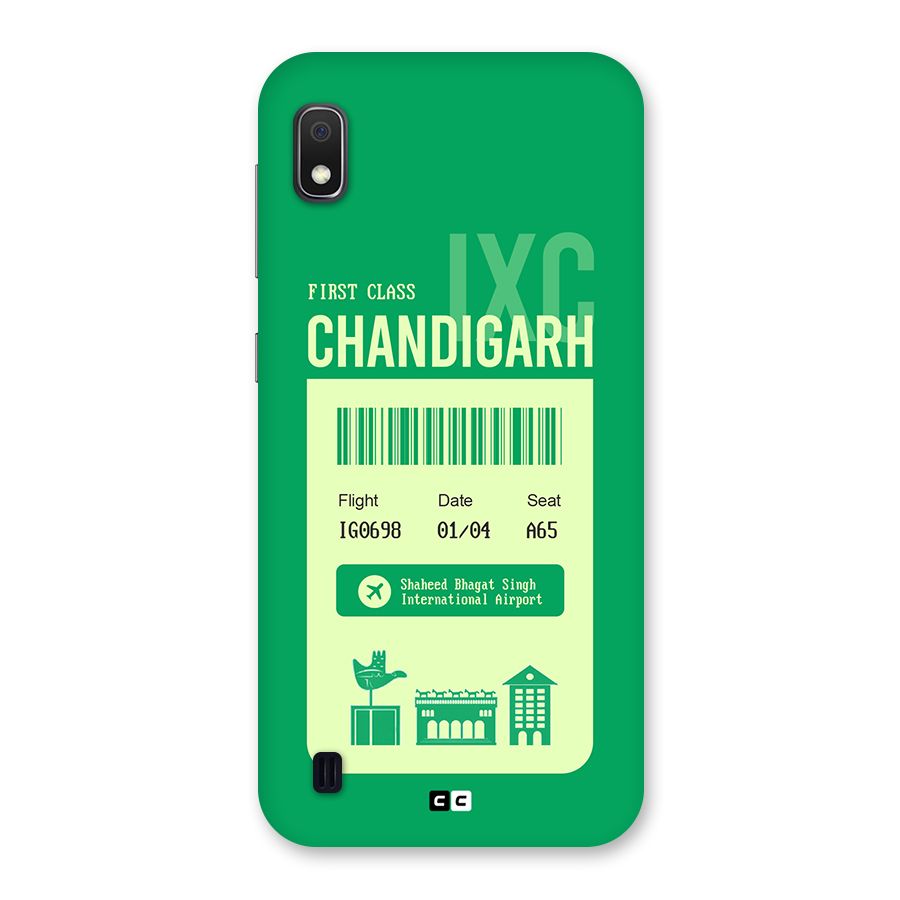 Chandigarh Boarding Pass Back Case for Galaxy A10